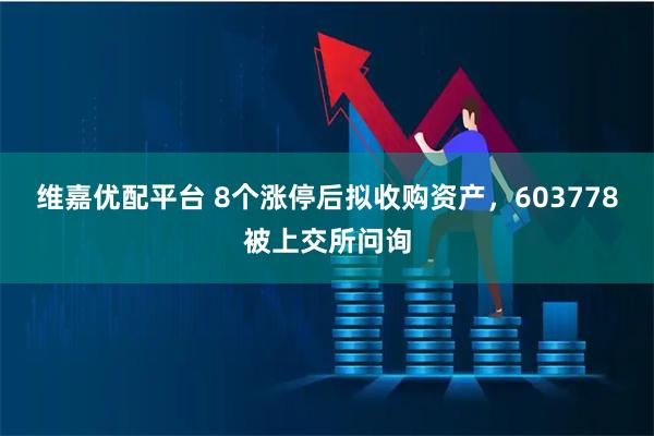 维嘉优配平台 8个涨停后拟收购资产，603778被上交所问询